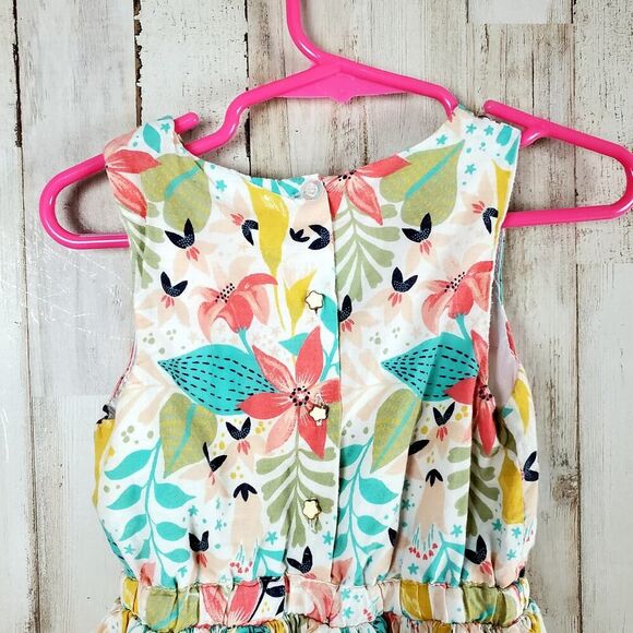 Tommy Bahama Tropical Floral Summer Dress 2T - Picture 4 of 11